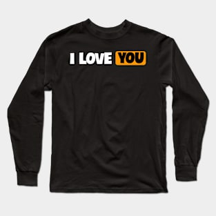 I Love You Aesthetic Long Sleeve T-Shirt